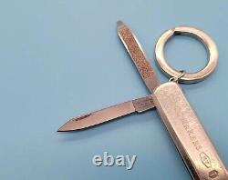 Victorinox Tiffany & Co. Classic 58mm Swiss Army Knife Sterling Silver AG925 NY