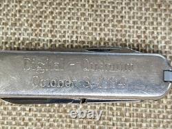 Victorinox Tiffany & Co. Sterling 925 750 Glod Plated Leaf Swiss Army Knife