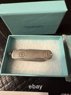 Victorinox / Tiffany & Co Sterling Silver Swiss Army Knife Discontinued Nice