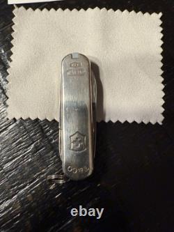 Victorinox / Tiffany & Co Sterling Silver Swiss Army Knife Discontinued Nice