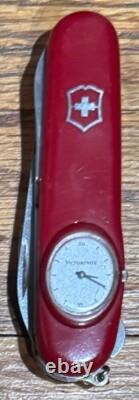 Victorinox Time Keeper 91MM Swiss Army Knife with Leather Pouch