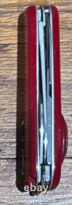 Victorinox Time Keeper 91MM Swiss Army Knife with Leather Pouch