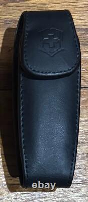 Victorinox Time Keeper 91MM Swiss Army Knife with Leather Pouch