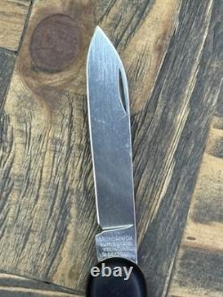 Victorinox Timekeeper Swiss Army Knife Black Watch Roman Numerals Working Used