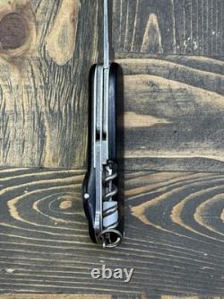 Victorinox Timekeeper Swiss Army Knife Black Watch Roman Numerals Working Used