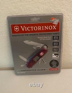 Victorinox Traveler Swiss Army Knife TimeKeeper Clock Alarm Discontinued Rare