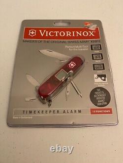 Victorinox Traveler Swiss Army Knife TimeKeeper Clock Alarm Discontinued Rare