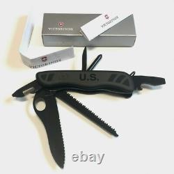 Victorinox US Soldier Combat Utility Knife Black Swiss Army Navy SEAL SAK Dem 08