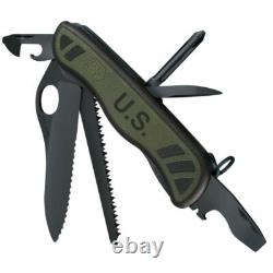 Victorinox US Soldier Combat Utility Knife Black Swiss Army Navy SEAL SAK Dem 08