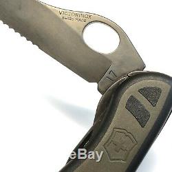 Victorinox US Soldier Combat Utility Knife Black Swiss Army Navy SEAL SAK Demo