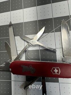 Victorinox Vintage Grand Prix Swiss Army Knife Retired Red Missing Back Scales