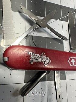 Victorinox Vintage Grand Prix Swiss Army Knife Retired Red Missing Back Scales