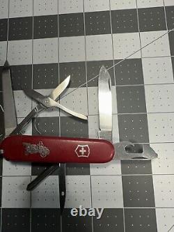 Victorinox Vintage Grand Prix Swiss Army Knife Retired Red Missing Back Scales