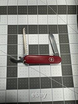 Victorinox Vintage Lumberjack Walker Swiss Army Rare Retired Pocket Knife 84MM