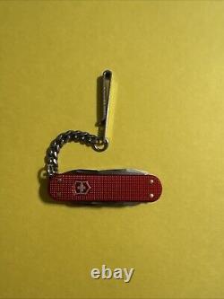 Victorinox / Wenger Custom Minichamp + Pocket Tool Chest Red Alox SAK