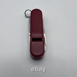 Victorinox Whistle Swiss Army Knife 58mm Red