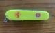 Victorinox Yellow Multi-Tool Swiss Army Knife Boy Scouts 6 Tools Stainless Steel