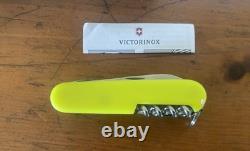 Victorinox Yellow Multi-Tool Swiss Army Knife Boy Scouts 6 Tools Stainless Steel