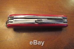 Victorinox Yeoman Swiss Army Knife Rare Discontinued Red Multitool 91mm