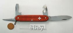 Victorinox red alox Pioneer Swiss Army knife- used, very good condition #9694