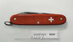 Victorinox red alox Pioneer Swiss Army knife- used, very good condition #9694