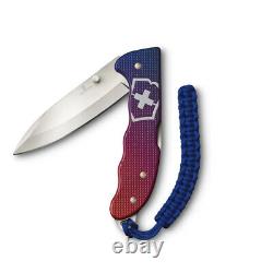 Victorinox swiss Army Evoke red blue lockblade pocket knife Hunter Alox 136mm