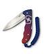 Victorinox swiss Army Evoke red blue lockblade pocket knife Hunter Alox 136mm