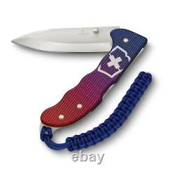 Victorinox swiss Army Evoke red blue lockblade pocket knife Hunter Alox 136mm