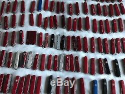 Victorinox wenger mega huge lot 230x swiss army knife pocket knife lot +50 boxes