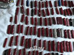 Victorinox wenger mega huge lot 230x swiss army knife pocket knife lot +50 boxes