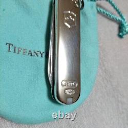 Victrinox Sterling Silver 925 Tiffany & Co. Swiss Army Knife In Box