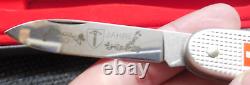 Vintage 100th Anniversary Wenger Delemont Swiss Army Knife Jahre NRA Stamp 1990