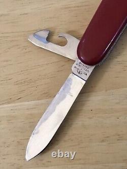 Vintage 1960's Victorinox Backpacker/President (Climber) 91mm Swiss Army Knife