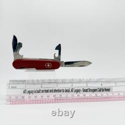 Vintage 1960s Victorinox Victoria Officier Suisse 91mm Swiss Army Knife Red Bail