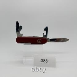 Vintage 1960s Victorinox Victoria Officier Suisse 91mm Swiss Army Knife Red Bail