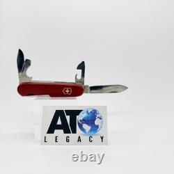 Vintage 1960s Victorinox Victoria Officier Suisse 91mm Swiss Army Knife Red Bail