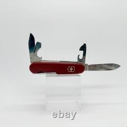 Vintage 1960s Victorinox Victoria Officier Suisse 91mm Swiss Army Knife Red Bail