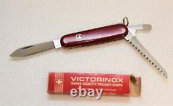 Vintage 1964 Elinox Switzerland Swiss Army Lumberjack Pocket Knife in Box d7