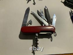 Vintage 1974 or 1975 Victorinox 91mm Ranger Swiss Army knife Tang Error #3997