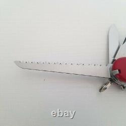 Vintage 1984 Victorinox Red Camper gift swiss army knife set 5303