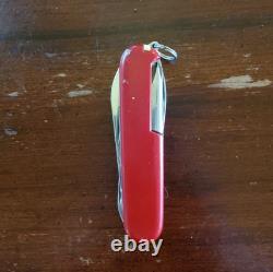 Vintage 9 Victorinox Swiss Army Knife 13 Tools Screwdrivers/Tweezers/Toothpick