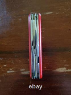 Vintage 9 Victorinox Swiss Army Knife 13 Tools Screwdrivers/Tweezers/Toothpick