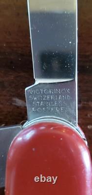 Vintage 9 Victorinox Swiss Army Knife 13 Tools Screwdrivers/Tweezers/Toothpick