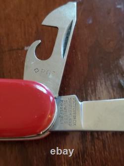 Vintage 9 Victorinox Swiss Army Knife 13 Tools Screwdrivers/Tweezers/Toothpick