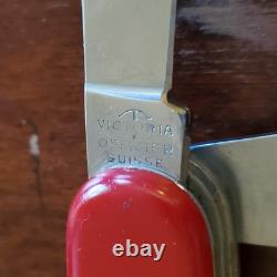 Vintage 9 Victorinox Swiss Army Knife 13 Tools Screwdrivers/Tweezers/Toothpick