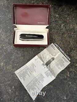Vintage Abercrombie & Fitch A&F Swiss Army Knife Victorinox 80s With Box & Paper