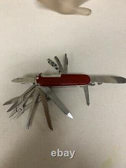 Vintage Early Victorinox Switzerland Stainless Swiss Army Knife Multi Tool Knife