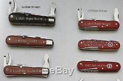 Vintage Elsener/Schwyz / Victorinox Swiss Army Knife Type 1908, civilian marked