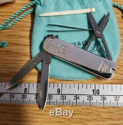 Vintage Estate Tiffany & Co. 1837 Sterling Handle Swiss Army Knife 5-in-1