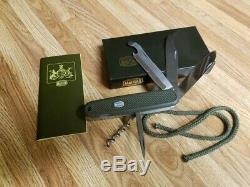 Vintage Mauser Victorinox 5 Blade Tool Folding Swiss Army Pocket Knife Olive